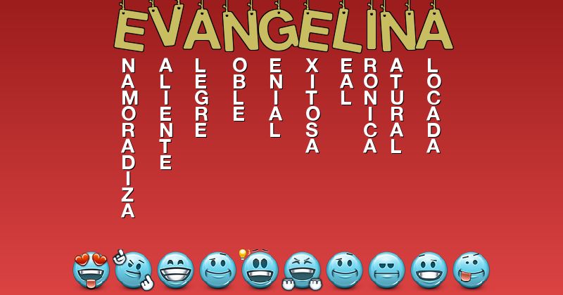 Emoticones para evangelina - Emoticones para tu nombre