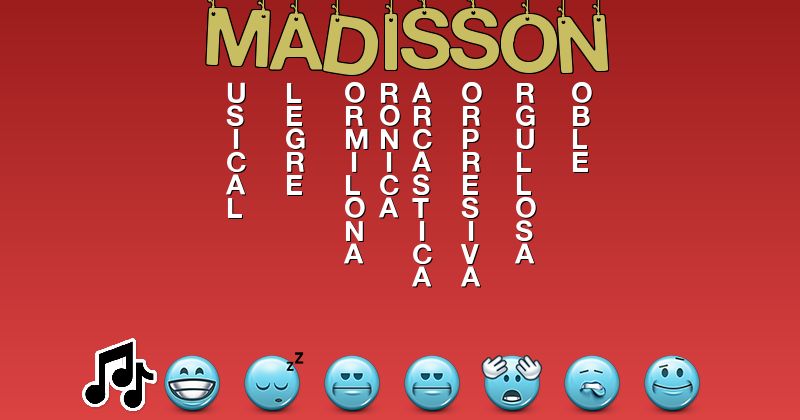 Emoticones para madisson - Emoticones para tu nombre