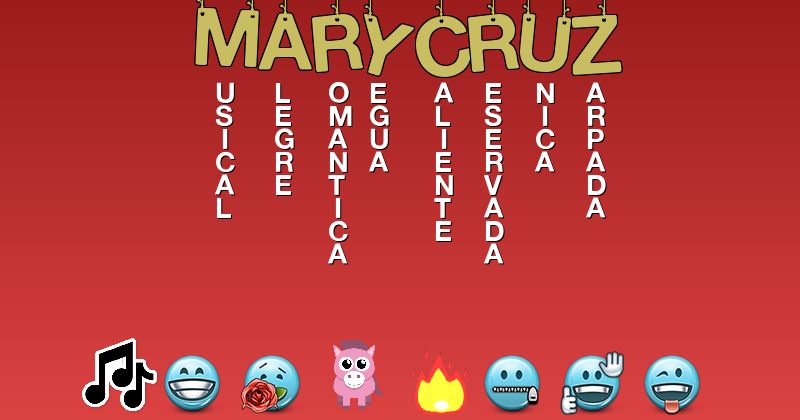 Emoticones para marycruz - Emoticones para tu nombre