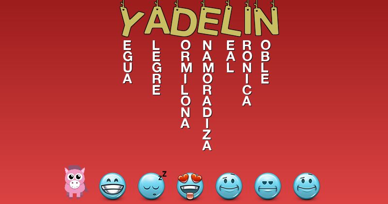 Emoticones para yadelín - Emoticones para tu nombre