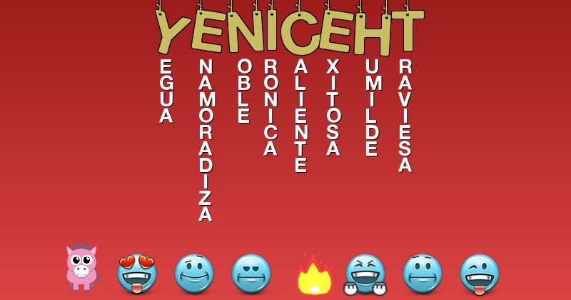 Emoticones para yeniceht - Emoticones para tu nombre