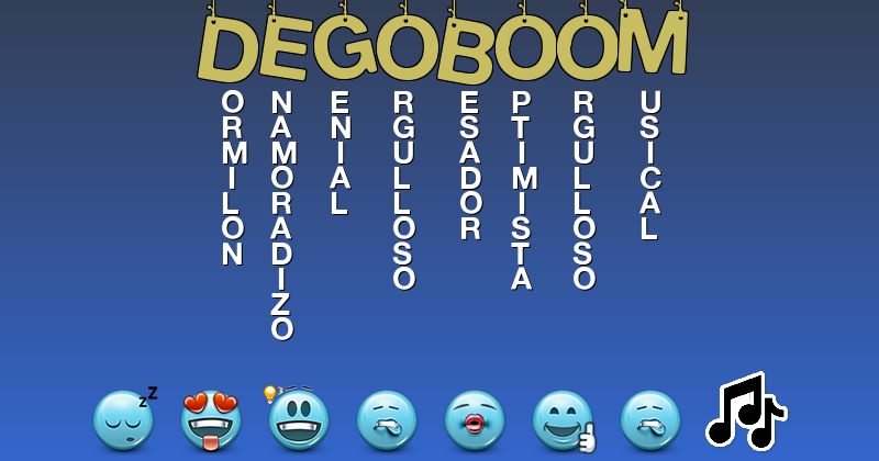 Emoticones para degoboom - Emoticones para tu nombre