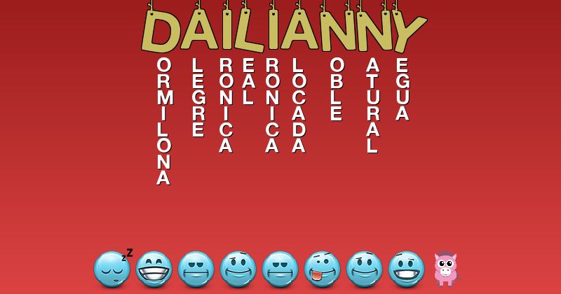 Emoticones para dailianny - Emoticones para tu nombre