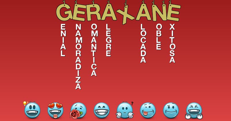 Emoticones para geraxane - Emoticones para tu nombre