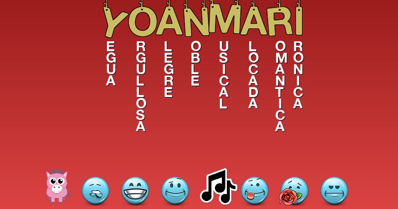Emoticones para yoanmarí - Emoticones para tu nombre