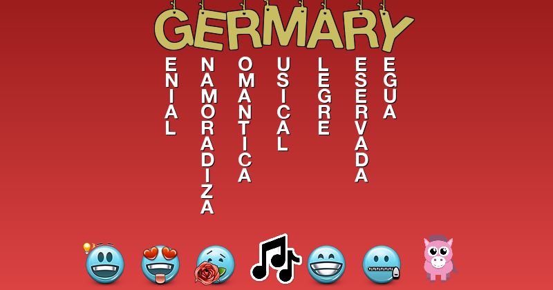 Emoticones para germary - Emoticones para tu nombre