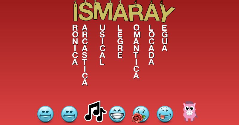 Emoticones para ismaray - Emoticones para tu nombre