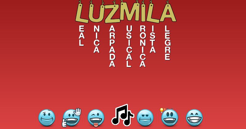 Emoticones para luzmila - Emoticones para tu nombre