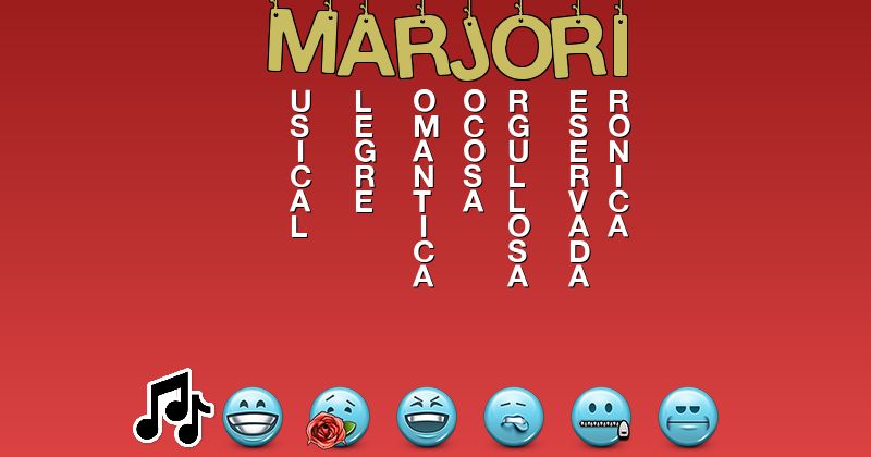 Emoticones para marjori - Emoticones para tu nombre