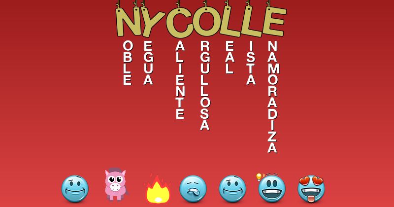 Emoticones para nycolle - Emoticones para tu nombre