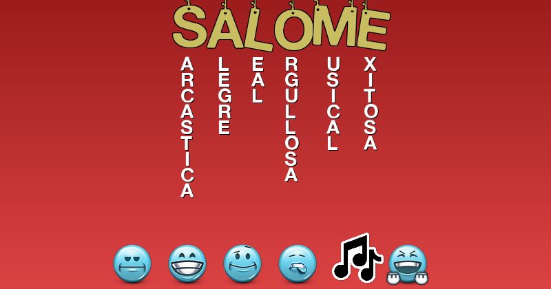 Emoticones para salomé - Emoticones para tu nombre