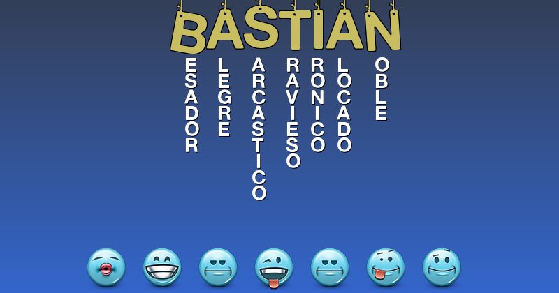 Emoticones para bastian - Emoticones para tu nombre