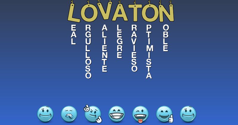 Emoticones para lovaton - Emoticones para tu nombre
