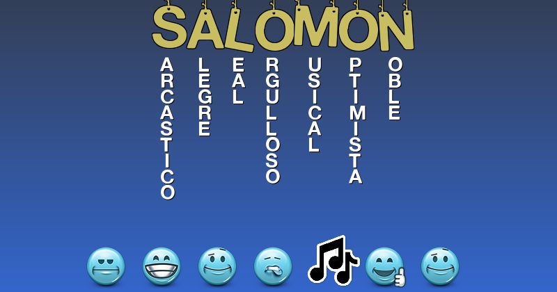 Emoticones para salomon - Emoticones para tu nombre