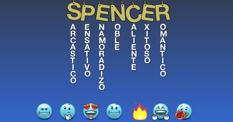 Emoticones para spencer - Emoticones para tu nombre