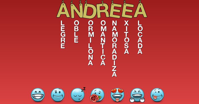 Emoticones para andreea - Emoticones para tu nombre