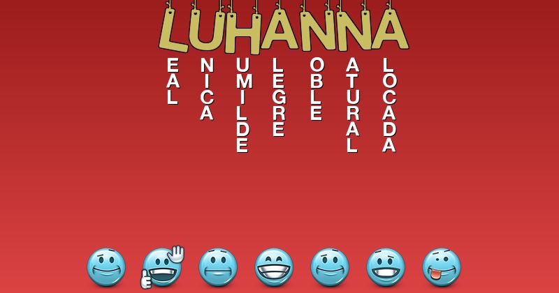 Emoticones para luhanna - Emoticones para tu nombre