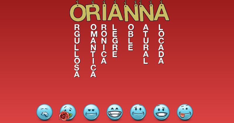 Emoticones para orianna - Emoticones para tu nombre