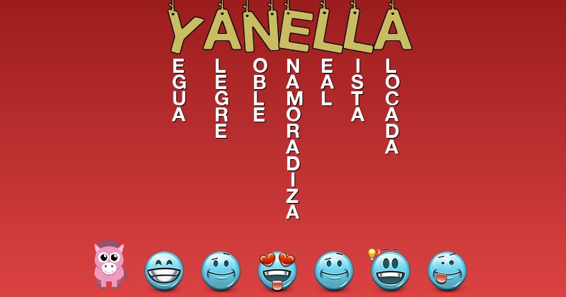 Emoticones para yanella - Emoticones para tu nombre