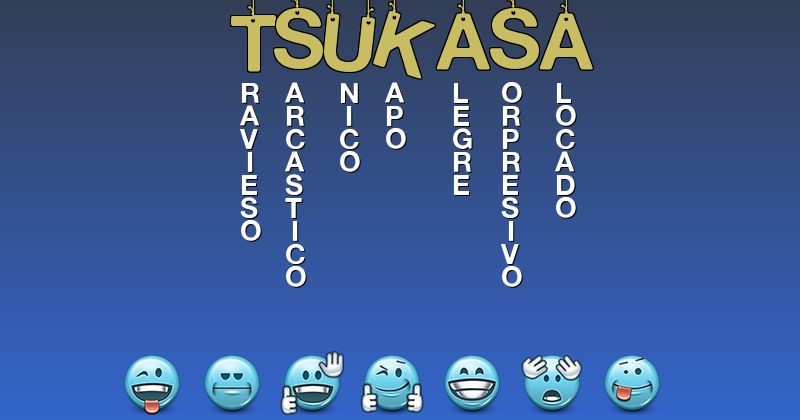 Emoticones para tsukasa - Emoticones para tu nombre