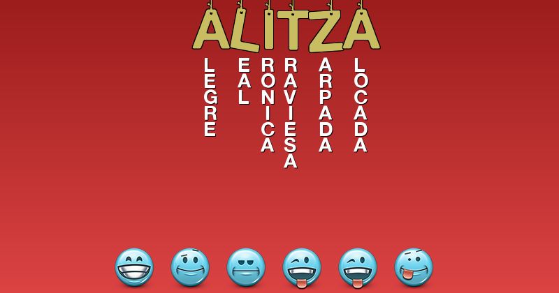 Emoticones para alitza - Emoticones para tu nombre