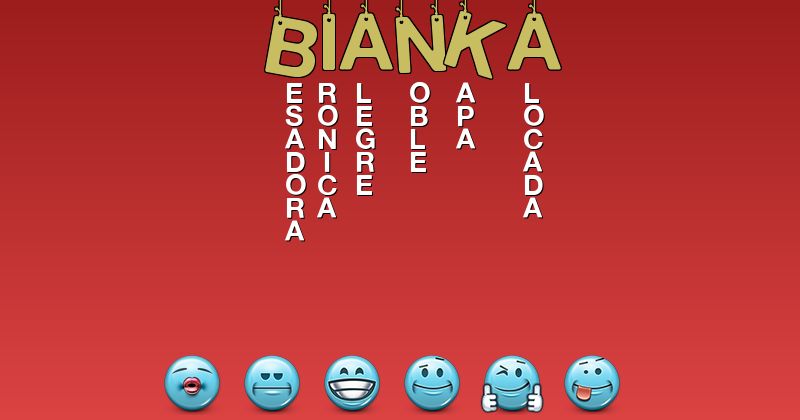 Emoticones para bianka - Emoticones para tu nombre