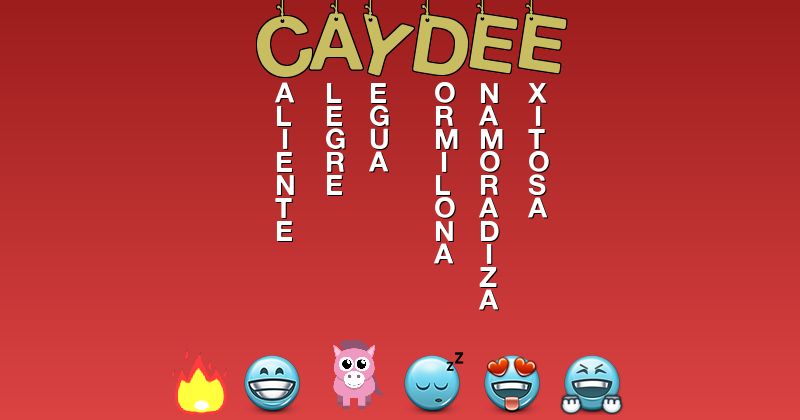 Emoticones para caydee - Emoticones para tu nombre