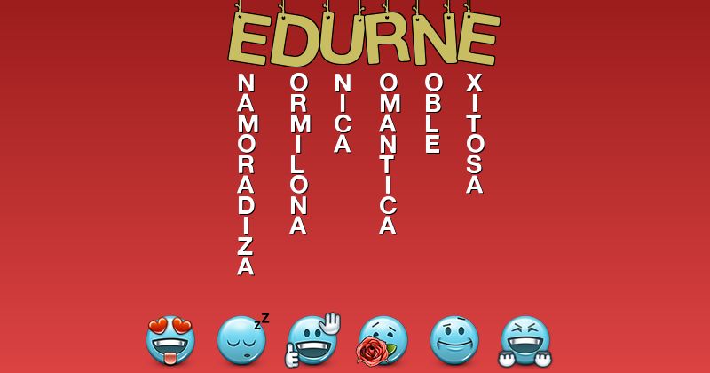 Emoticones para edurne - Emoticones para tu nombre