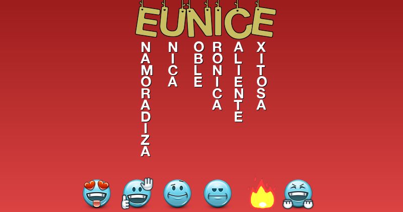 Emoticones para eunice - Emoticones para tu nombre