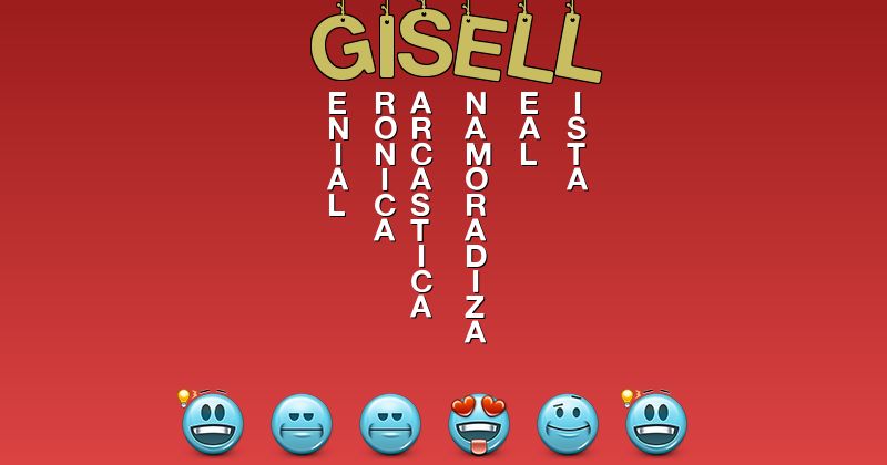 Emoticones para gisell - Emoticones para tu nombre