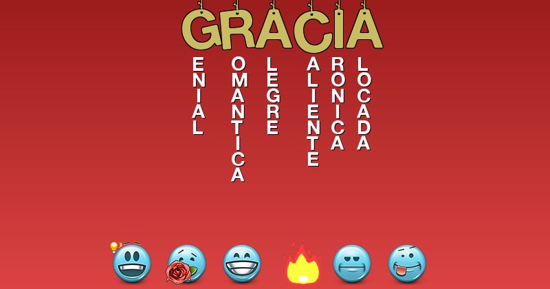 Emoticones para gracia - Emoticones para tu nombre