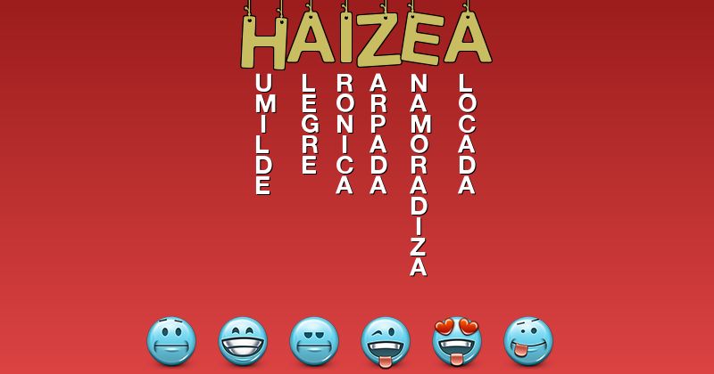 Emoticones para haizea - Emoticones para tu nombre