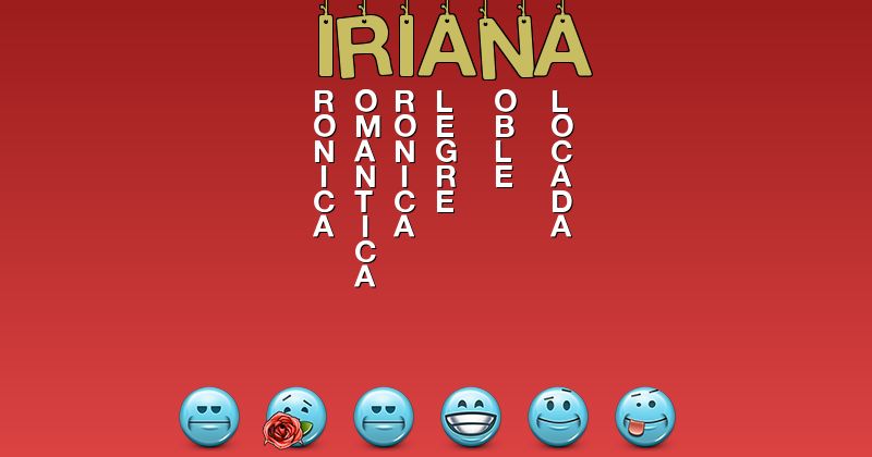 Emoticones para iriana - Emoticones para tu nombre