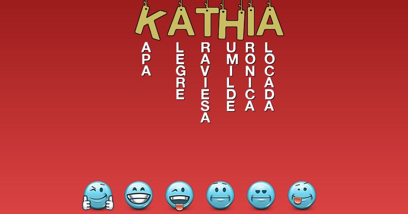 Emoticones para kathia - Emoticones para tu nombre