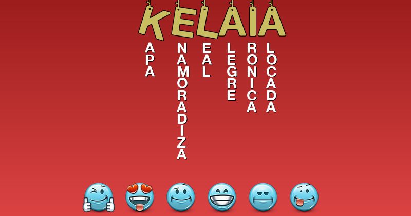 Emoticones para kelaia - Emoticones para tu nombre