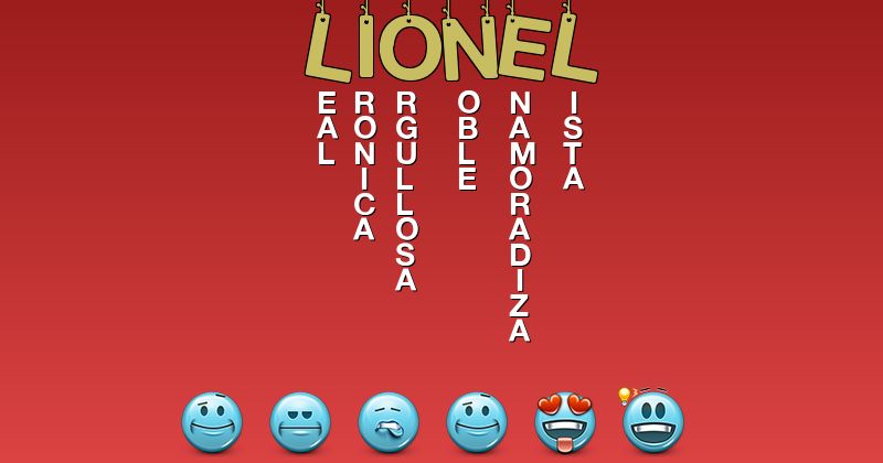 Emoticones para lionel - Emoticones para tu nombre