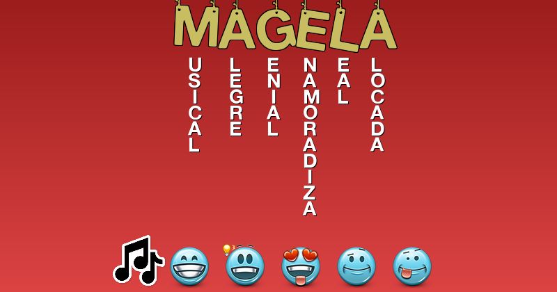 Emoticones para magela - Emoticones para tu nombre