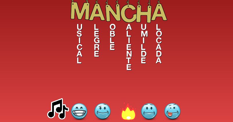 Emoticones para mancha - Emoticones para tu nombre