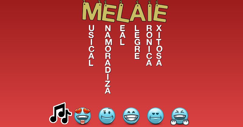 Emoticones para melaie - Emoticones para tu nombre