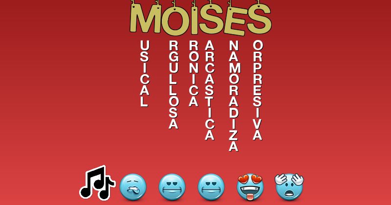 Emoticones para moises - Emoticones para tu nombre