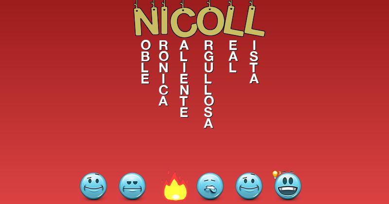 Emoticones para nicoll - Emoticones para tu nombre