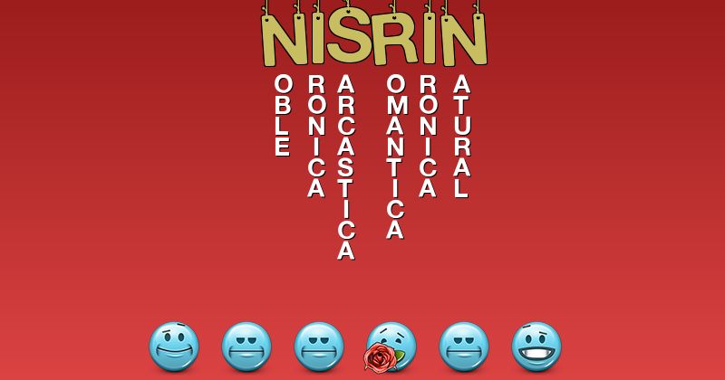 Emoticones para nisrin - Emoticones para tu nombre