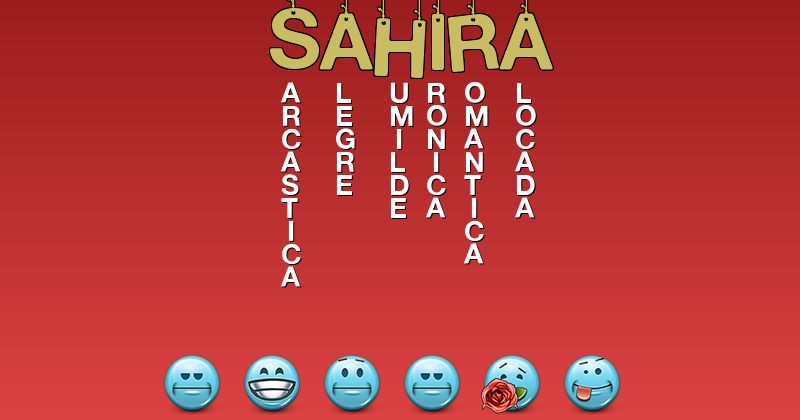 Emoticones para sahira - Emoticones para tu nombre
