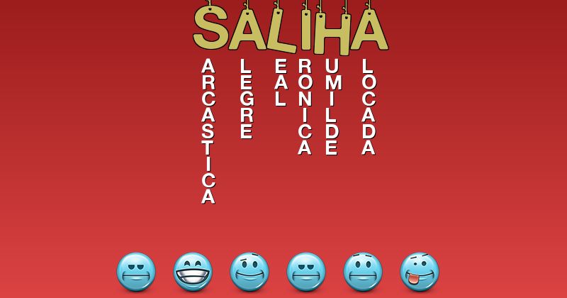 Emoticones para saliha - Emoticones para tu nombre