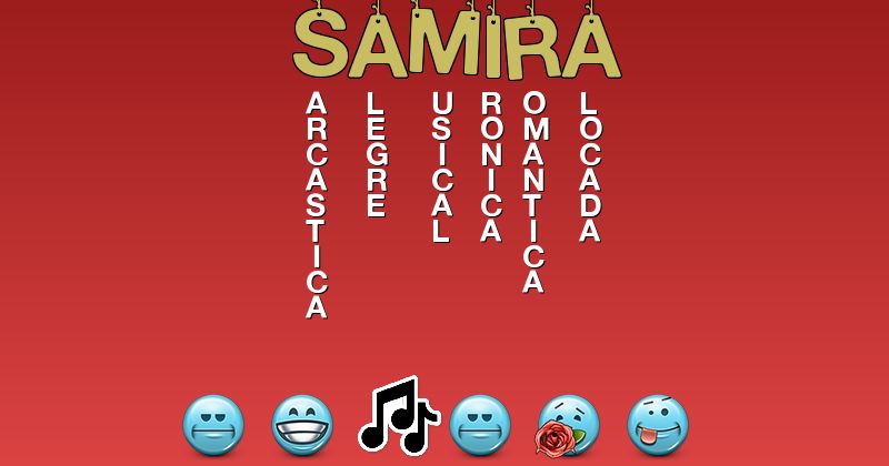 Emoticones para samira - Emoticones para tu nombre