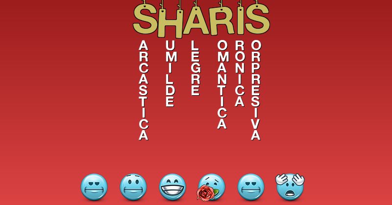 Emoticones para sharis - Emoticones para tu nombre