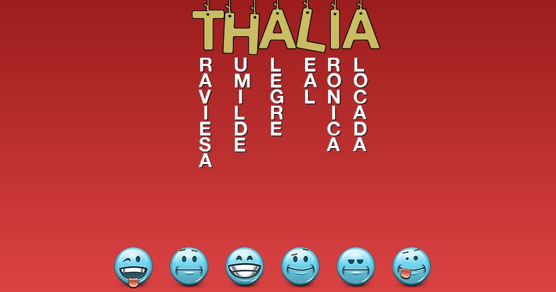 Emoticones para thalia - Emoticones para tu nombre