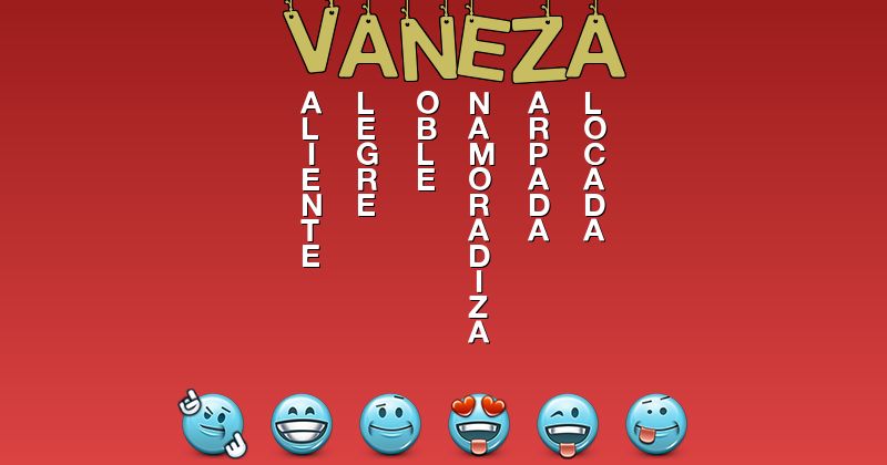 Emoticones para vaneza - Emoticones para tu nombre