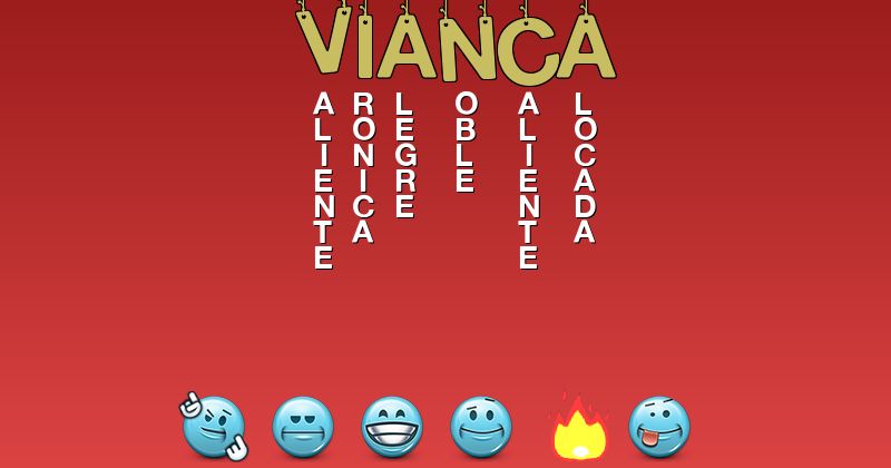 Emoticones para vianca - Emoticones para tu nombre