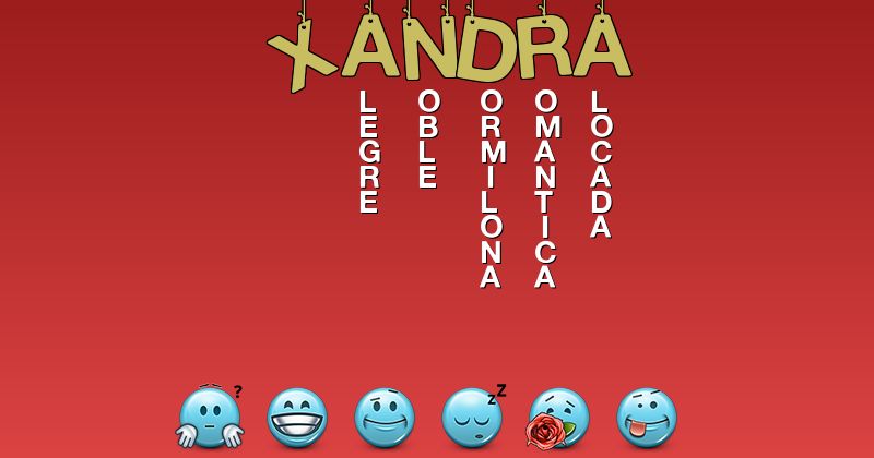 Emoticones para xandra - Emoticones para tu nombre